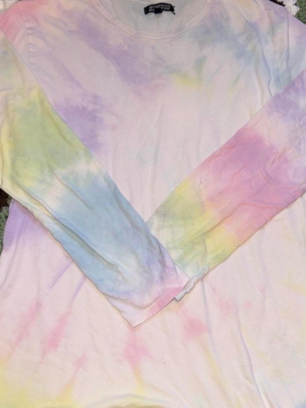 Elwood Pastel Tie-Dye Long Sleeve Tee - Women